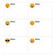 Multiple Emoji Faces 4x3 Post-it® Notes Image 2 of 2